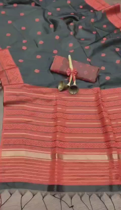 Regal Elegance Kaadi Raw Silk