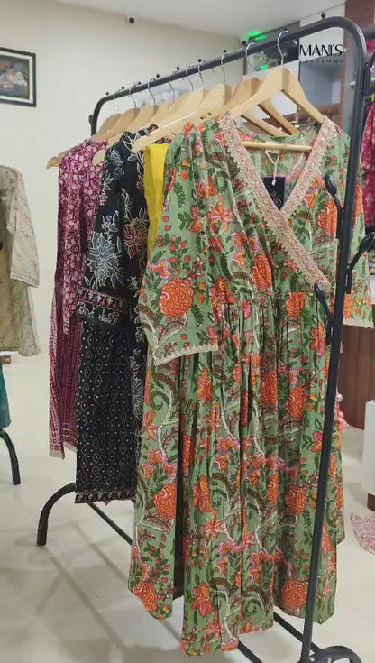 Royal Jaipuri Charm: Kurti, Sharara, Dupatta Set for Timeless Elegance