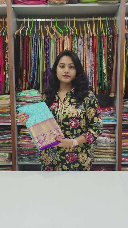 Pure Kanchipuram Wedding Silk Saree for Women – Handwoven with Zari Work, Bridal Special