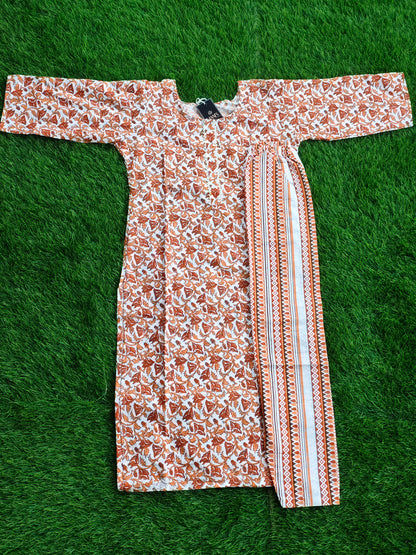 Summer Cotton Kurti Pant Set for Women with Vibrant Prints and Relaxed Fit