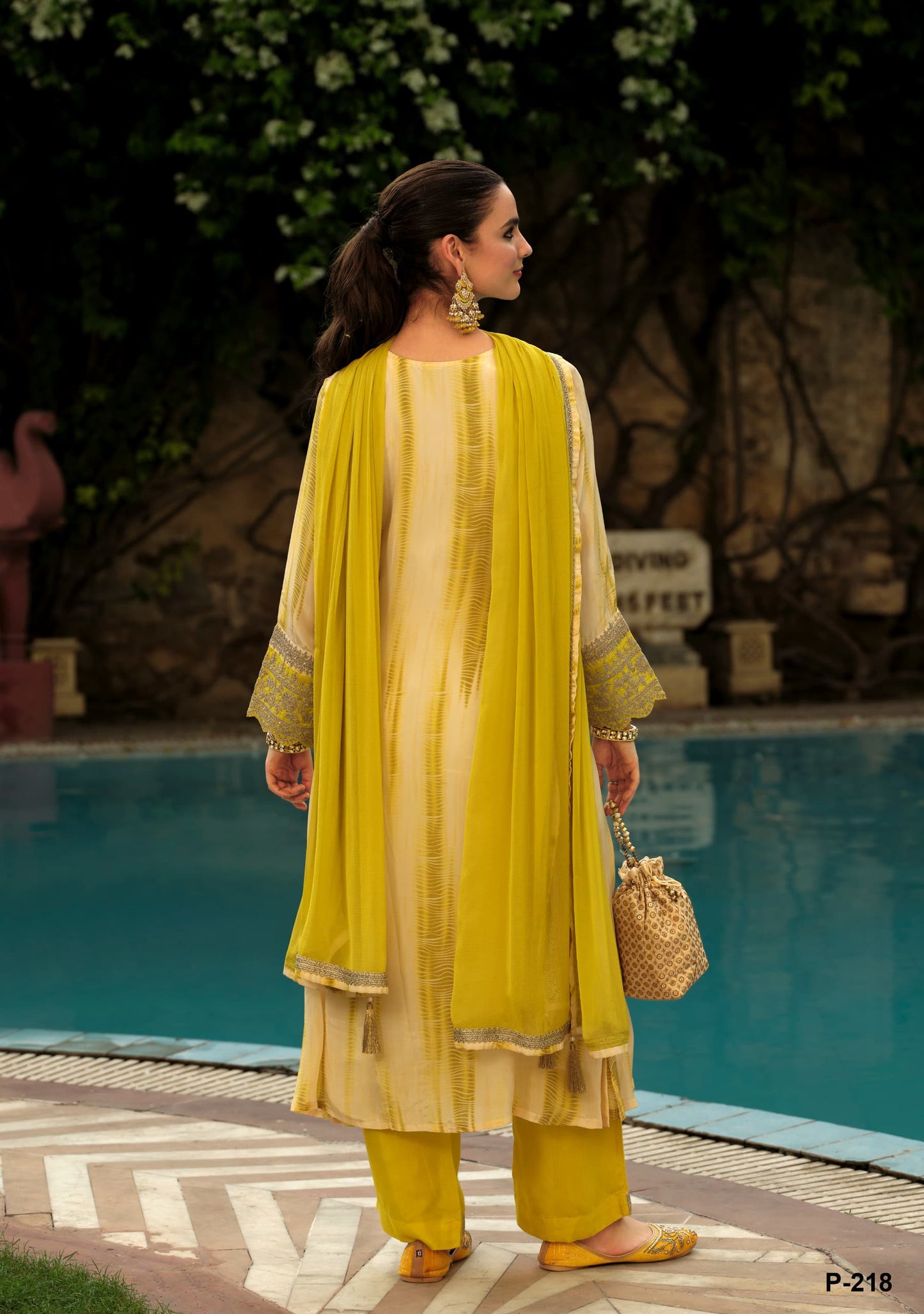 Crepe Anarkali Kurta Pant with Dupatta Set for Women – Embroidered Detailing – M to XXL