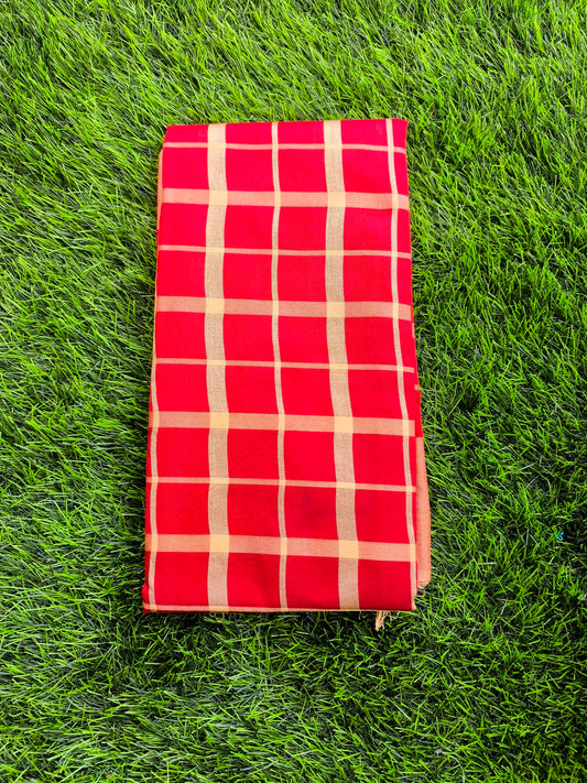 Lightweight Cotton Saree for Daily Wear with Minimal Motifs and Soft Breathable Fabric for Women