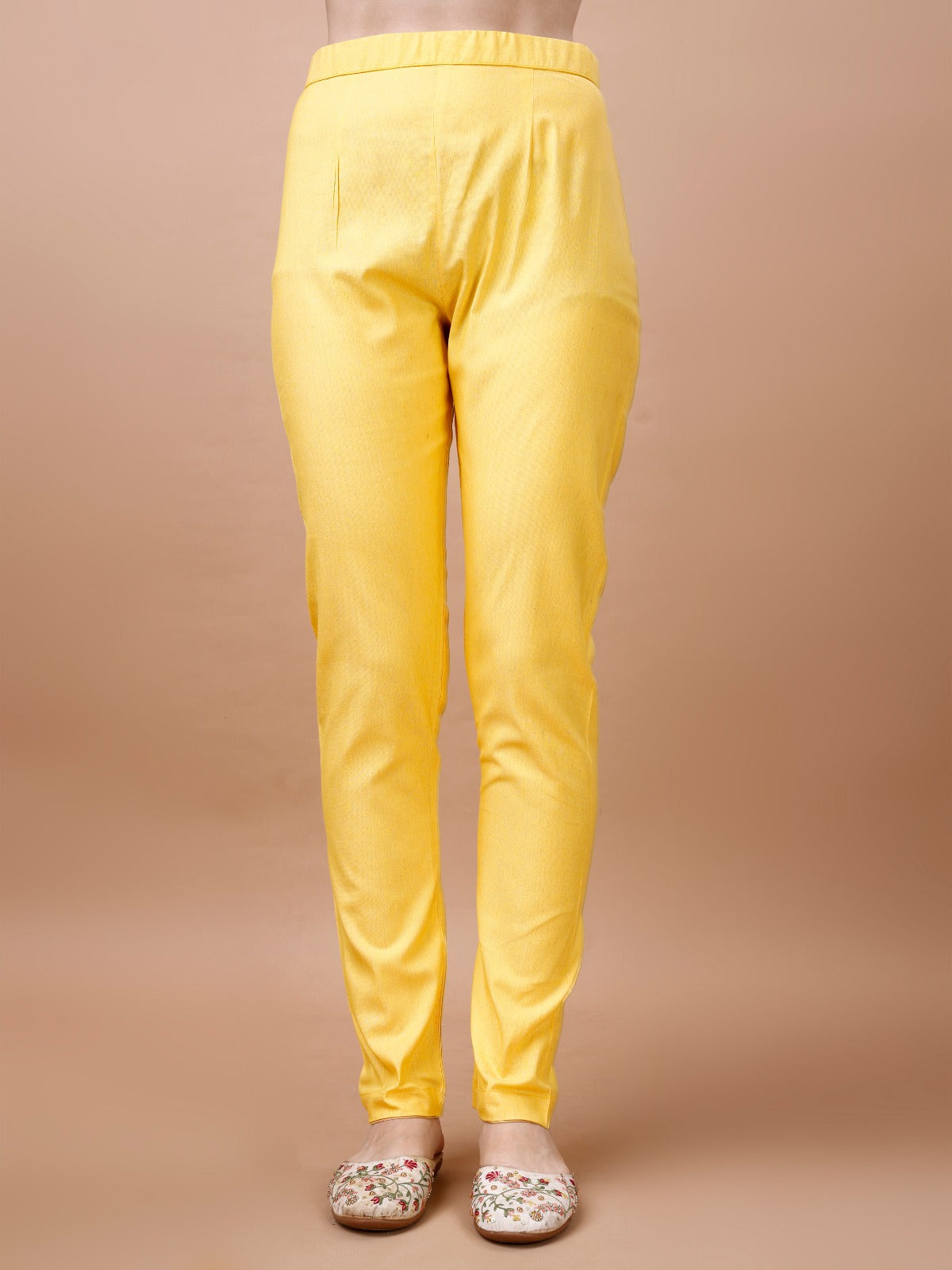 Cotton Blend Sequin Striped Casual Kurti Pant Set for Women – Round Neck, Calf Length