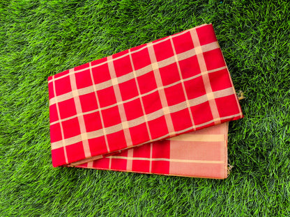 Lightweight Cotton Saree for Daily Wear with Minimal Motifs and Soft Breathable Fabric for Women