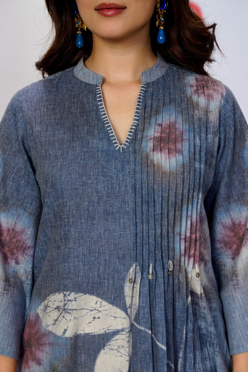 Cotton flex kurta pant dupatta set for women with detailing work, sizes 38 to 44, ethnic 3 piece suit set