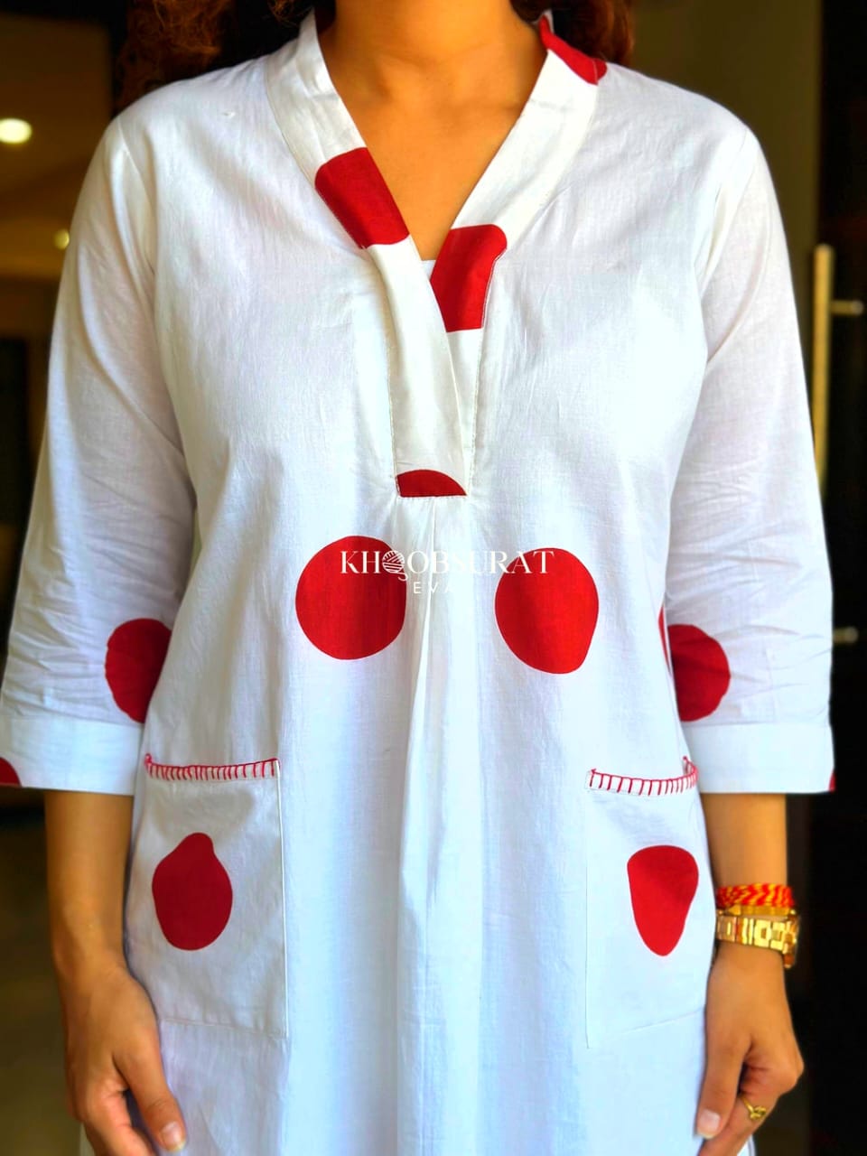 Pure Cotton Handblock Thappa Print Suit Set for Women – Festive Wear Cotton Set | Sizes 38 to 46