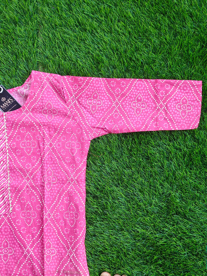 Summer Cotton Kurti Pant Set for Women with Vibrant Prints and Relaxed Fit