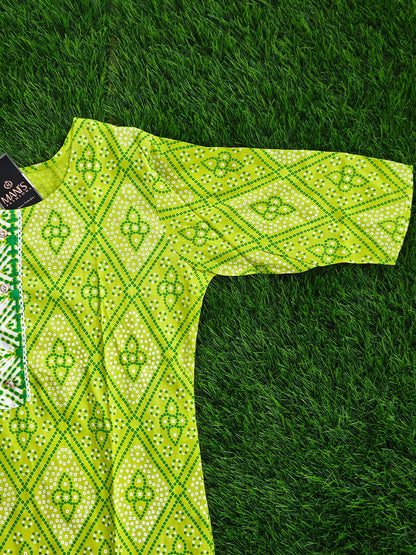 Summer Cotton Kurti Pant Set for Women with Vibrant Prints and Relaxed Fit