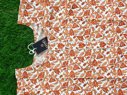 Summer Cotton Kurti Pant Set for Women with Vibrant Prints and Relaxed Fit