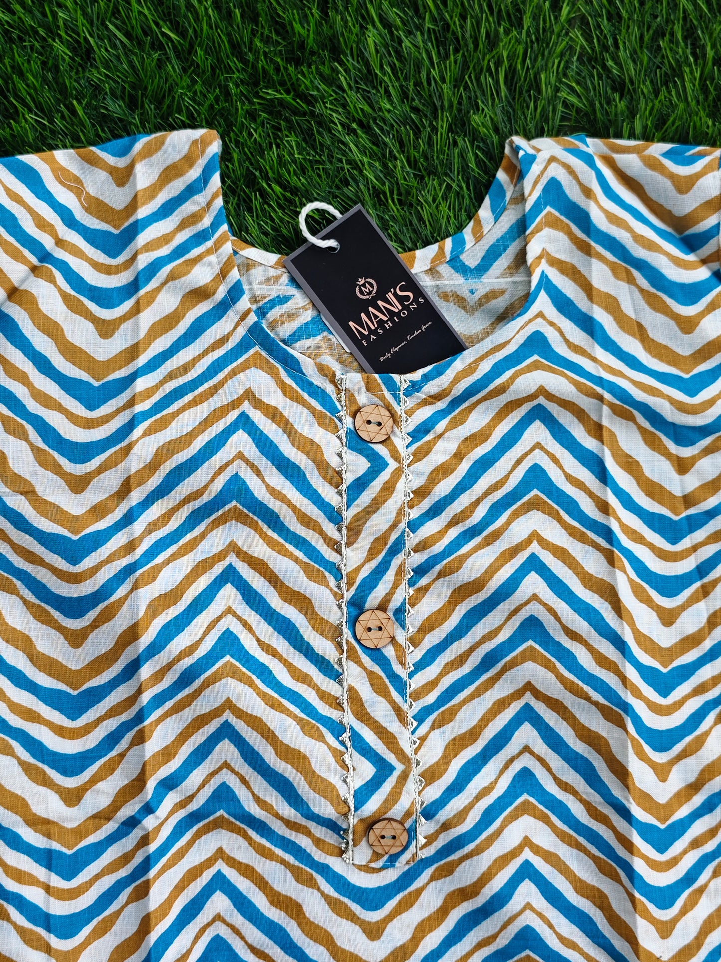 Summer Cotton Kurti Pant Set for Women with Vibrant Prints and Relaxed Fit