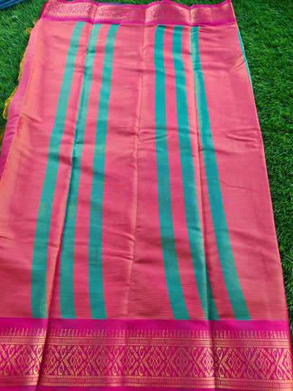 Presenting: Graceful Whispers - Tissue Kalyani Cotton Soft Silk Sarees