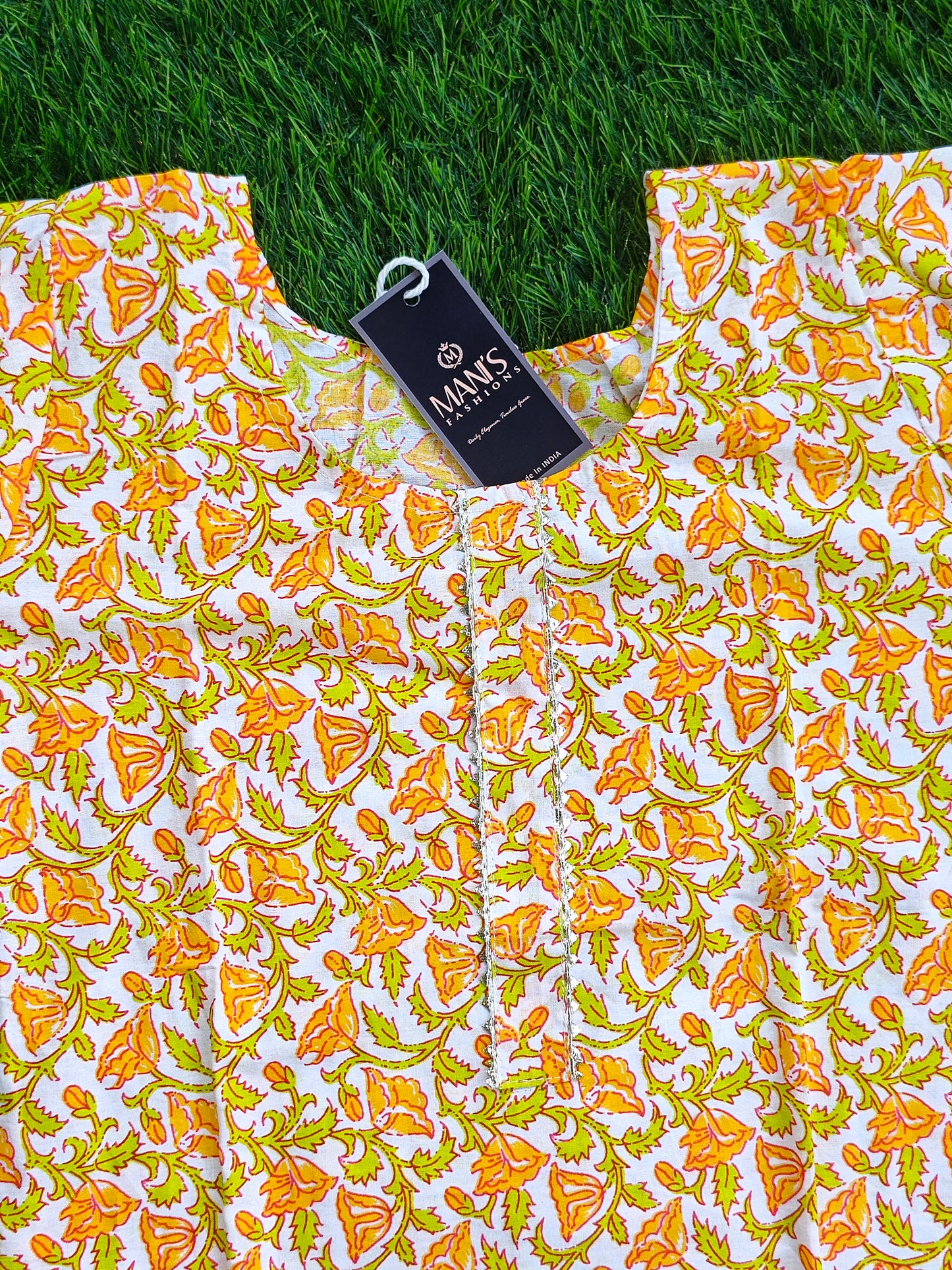 Summer Cotton Kurti Pant Set for Women with Vibrant Prints and Relaxed Fit