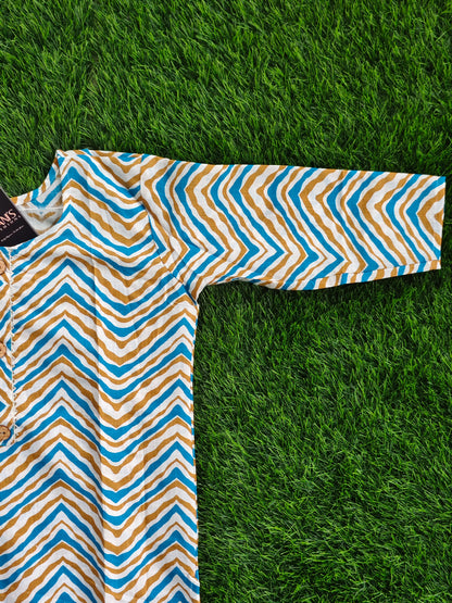 Summer Cotton Kurti Pant Set for Women with Vibrant Prints and Relaxed Fit