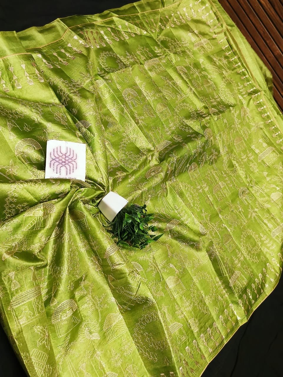 Semi Desi Tussar Silk Saree - Mani's Fashions