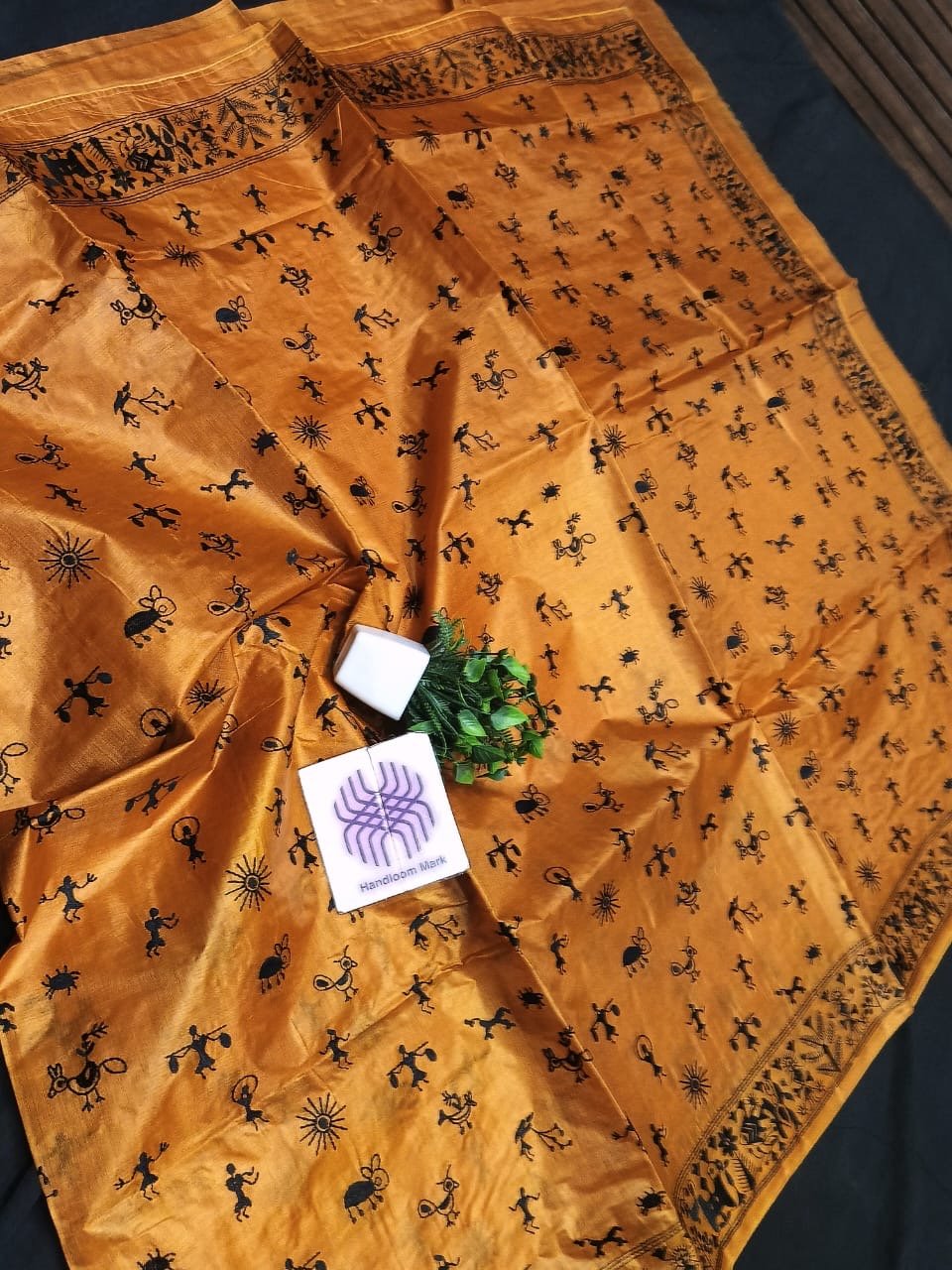 Semi Desi Tussar Silk Saree - Mani's Fashions