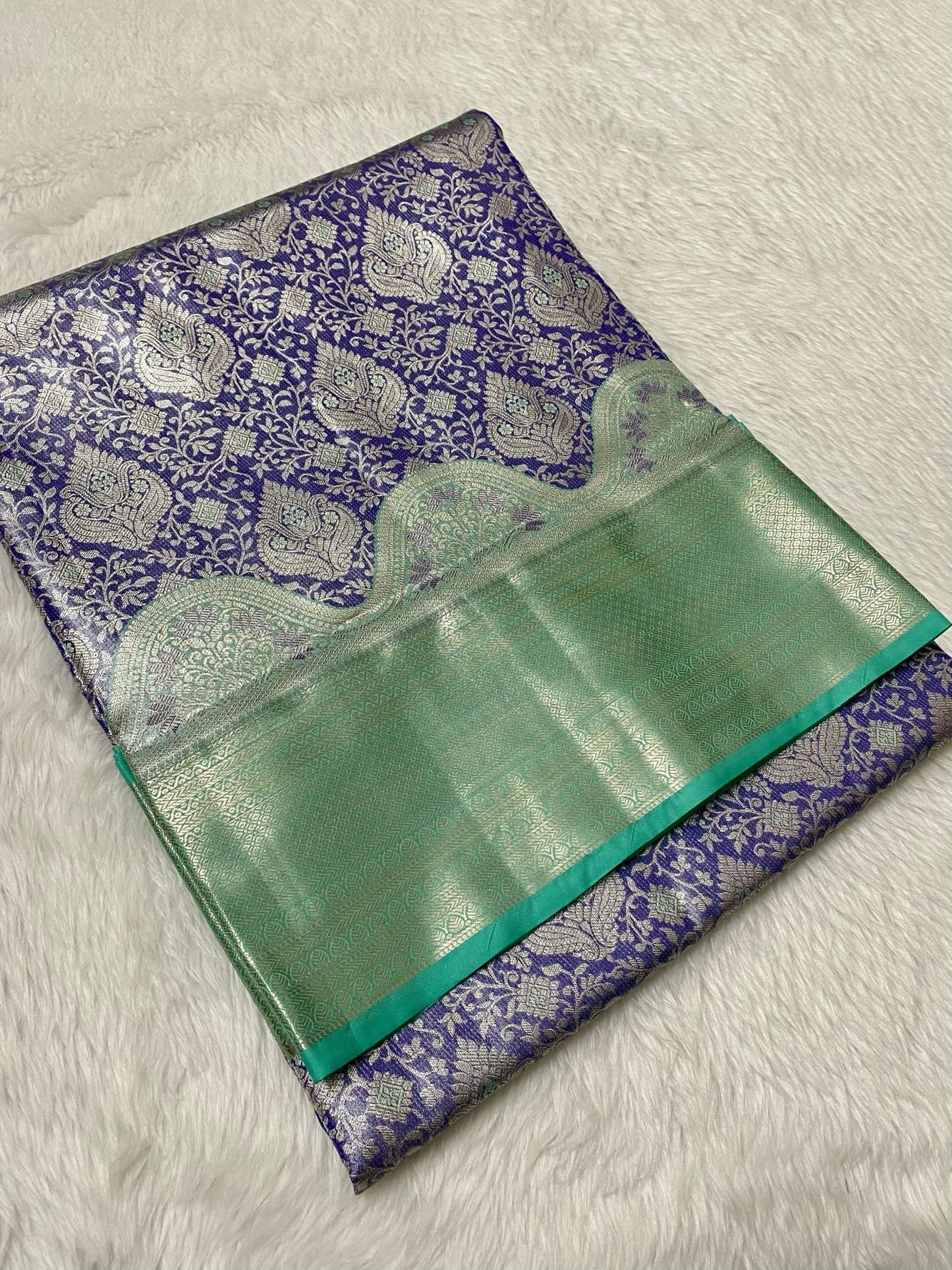 Semi Kanchi Tissue Bridal Collection - Mani's Fashions