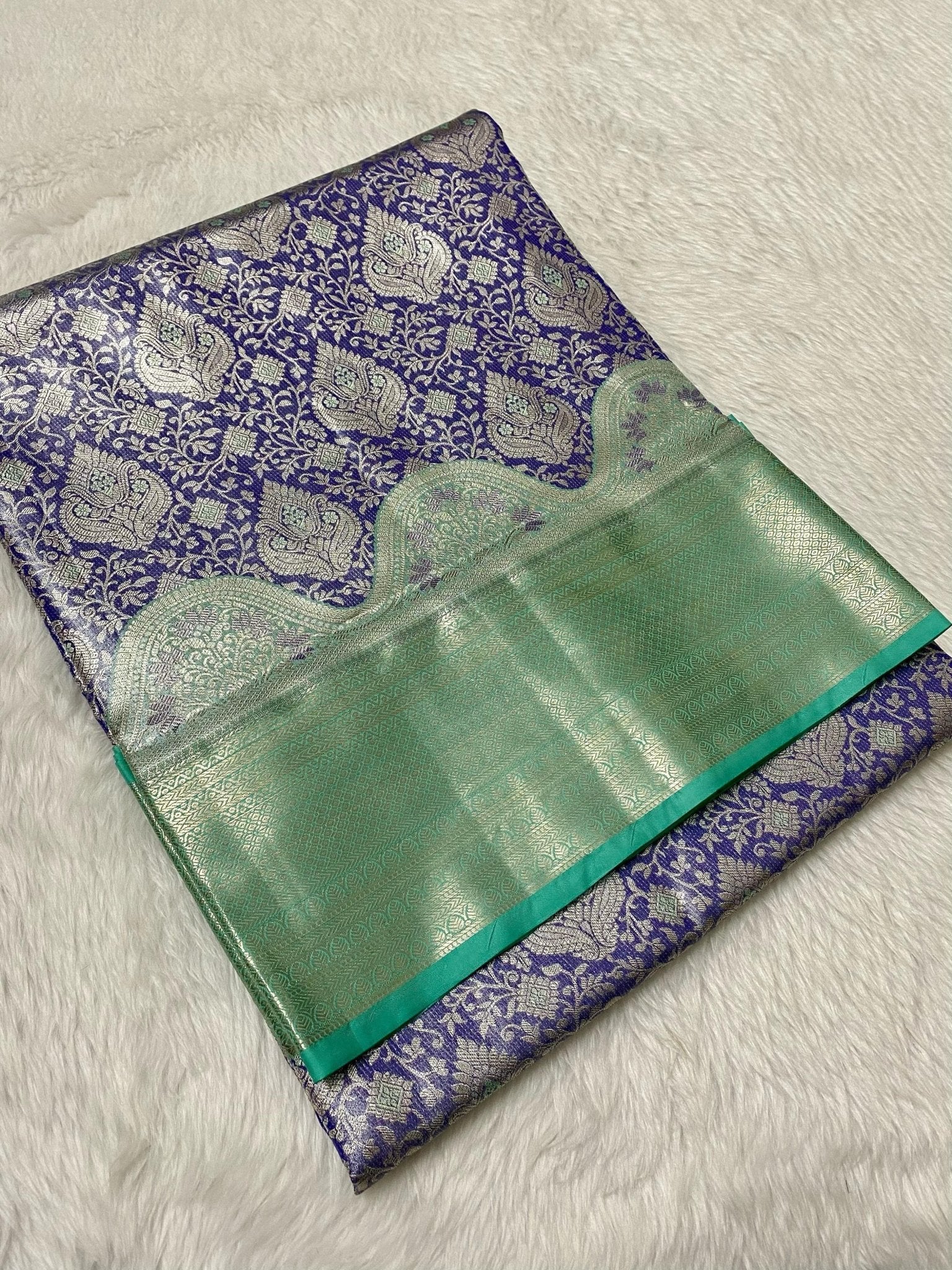 Semi Kanchi Tissue Bridal Collection - Mani's Fashions