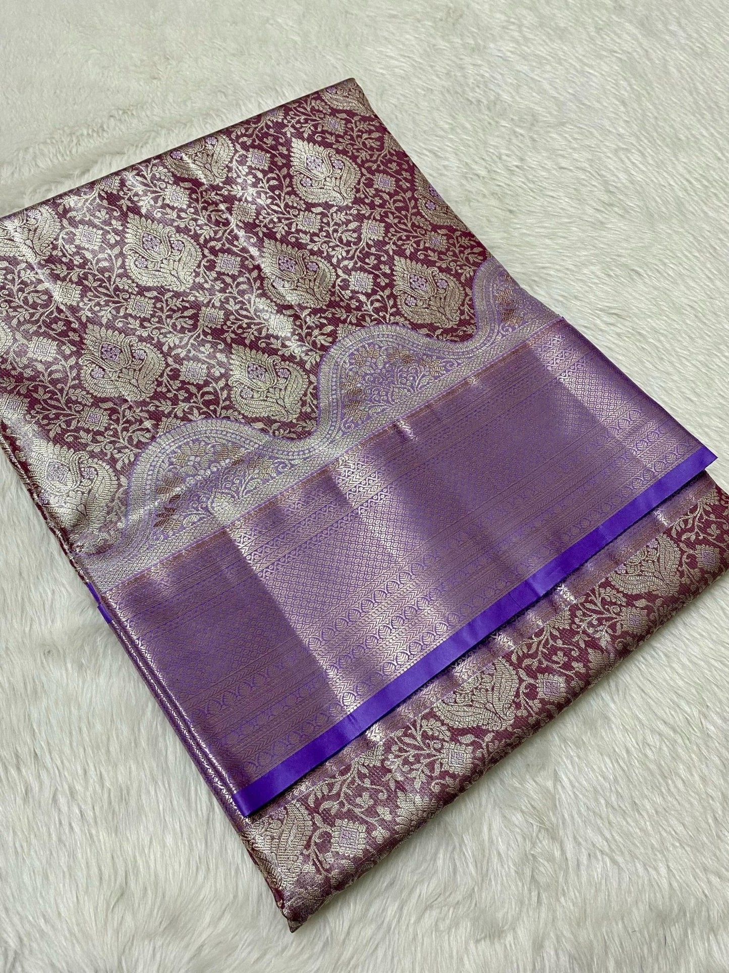 Semi Kanchi Tissue Bridal Collection - Mani's Fashions