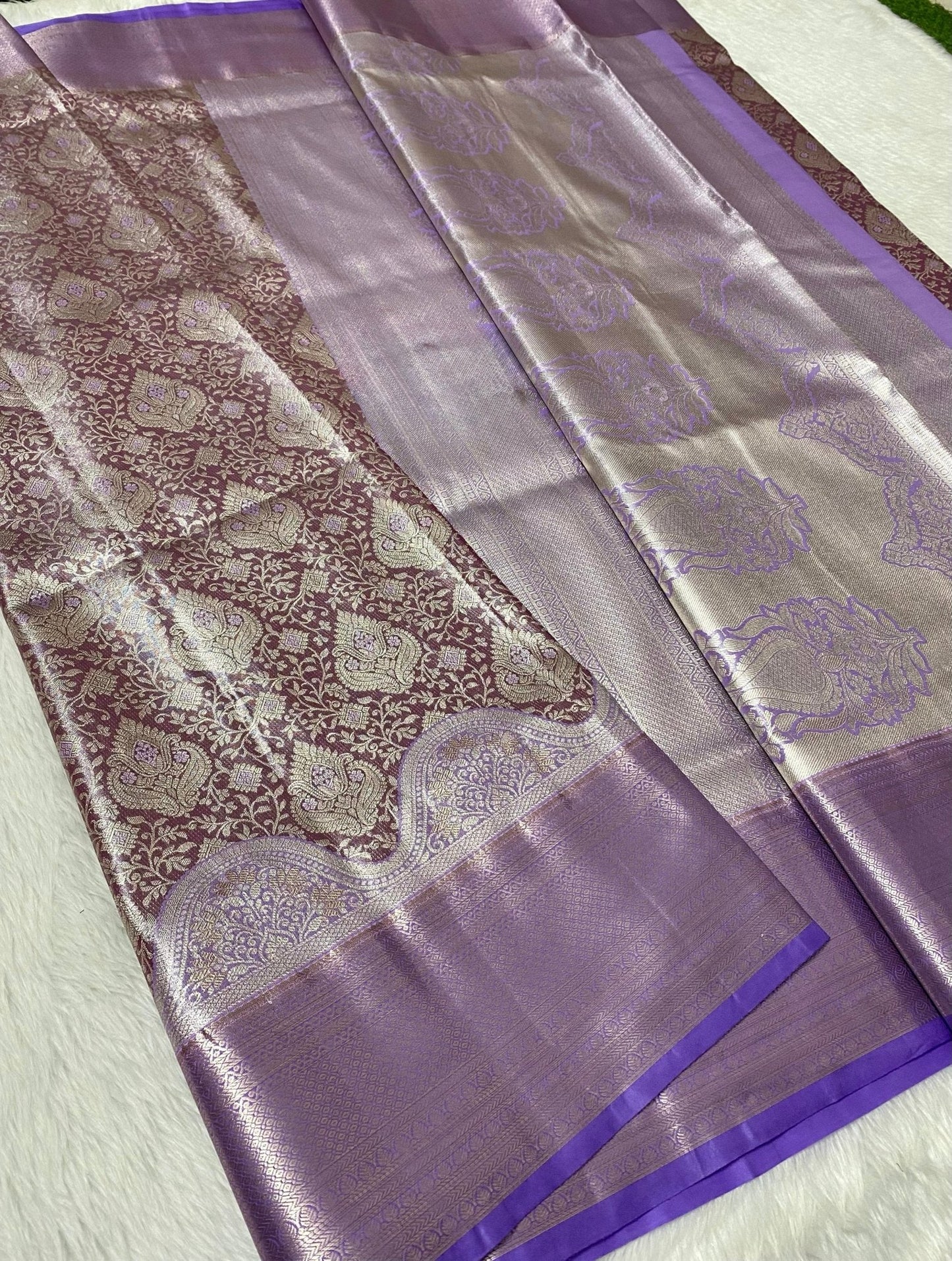 Semi Kanchi Tissue Bridal Collection - Mani's Fashions