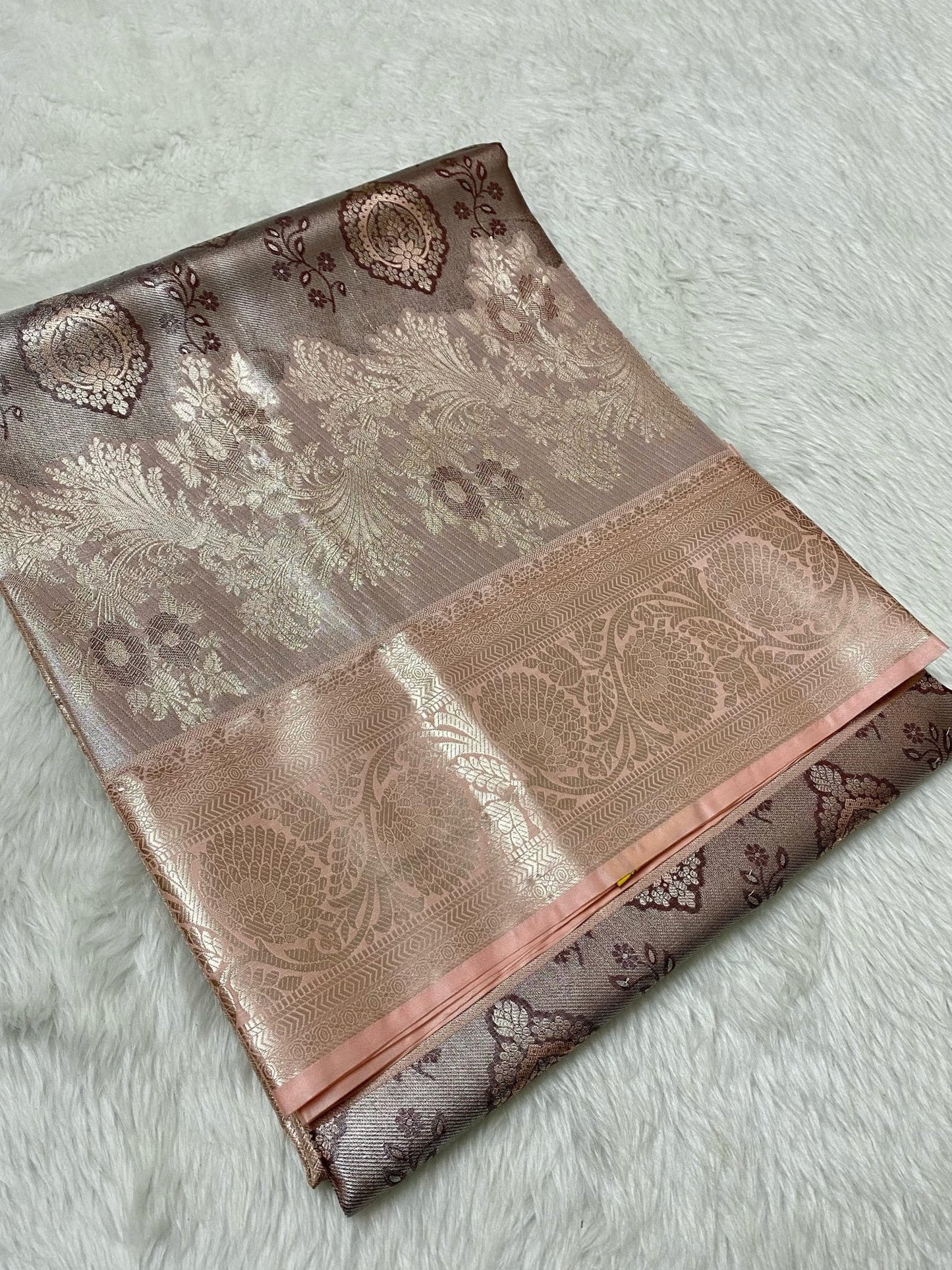 Semi Kanchi Tissue Bridal Collection - Mani's Fashions