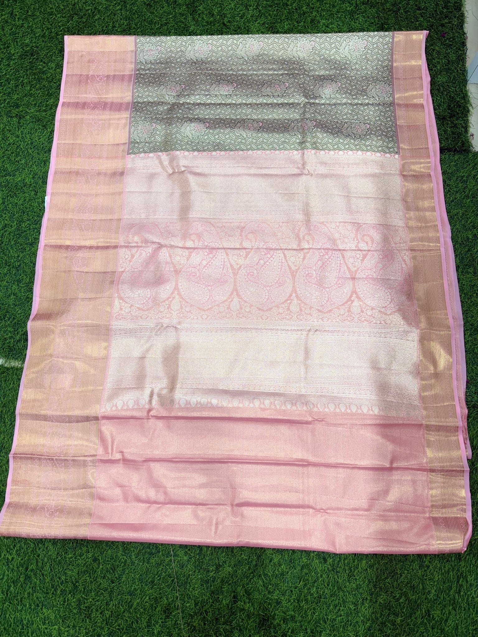 Semi Kanchi Tissue Brocade Collection - Mani's Fashions
