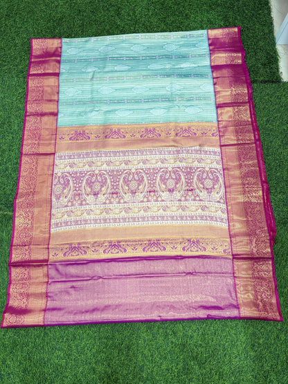 Semi Kanchi Tissue Brocade Collection - Mani's Fashions