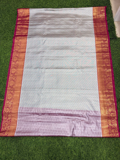 Semi Kanchi Tissue Brocade Collection - Mani's Fashions