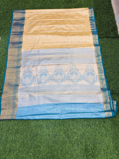 Semi Kanchi Tissue Brocade Collection - Mani's Fashions