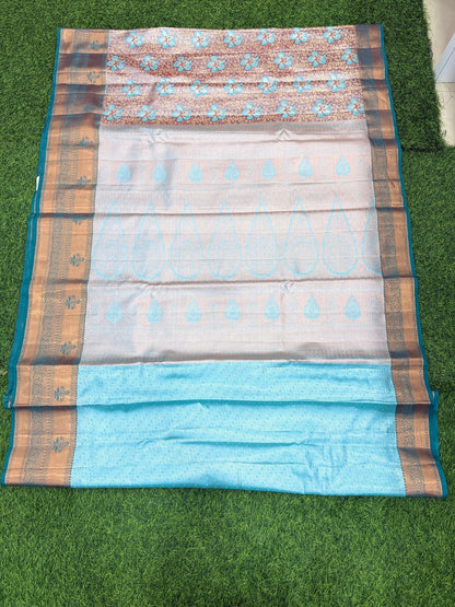 Semi Kanchi Tissue Brocade Collection - Mani's Fashions