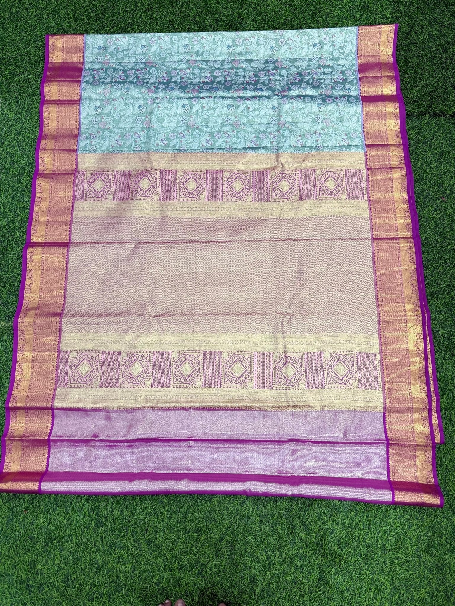 Semi Kanchi Tissue Brocade Collection - Mani's Fashions